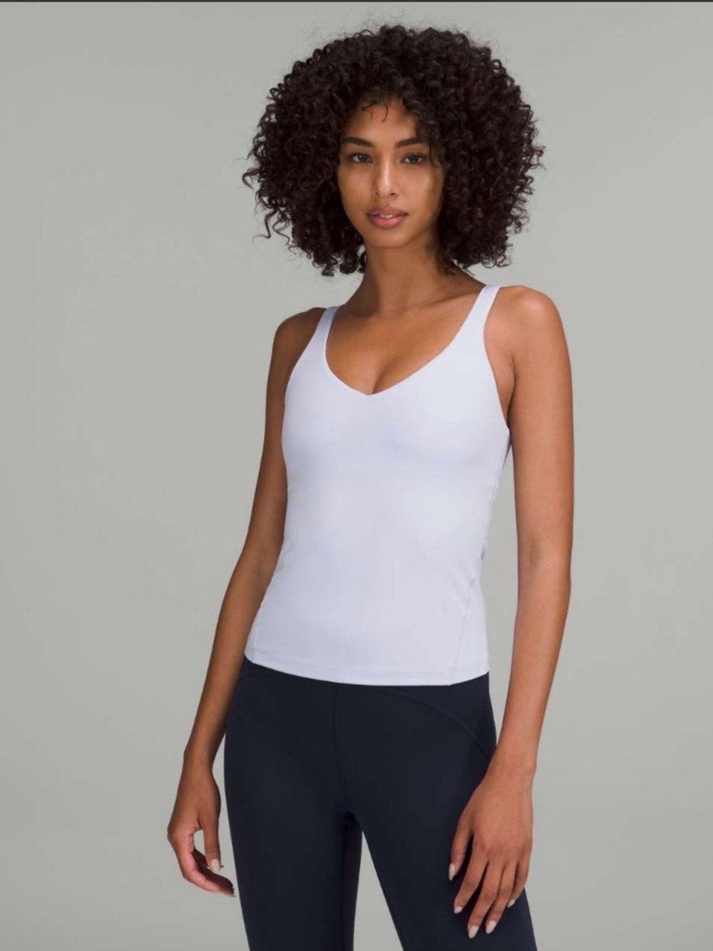 Lululemon Align Waist-Length Tan, white, size 8